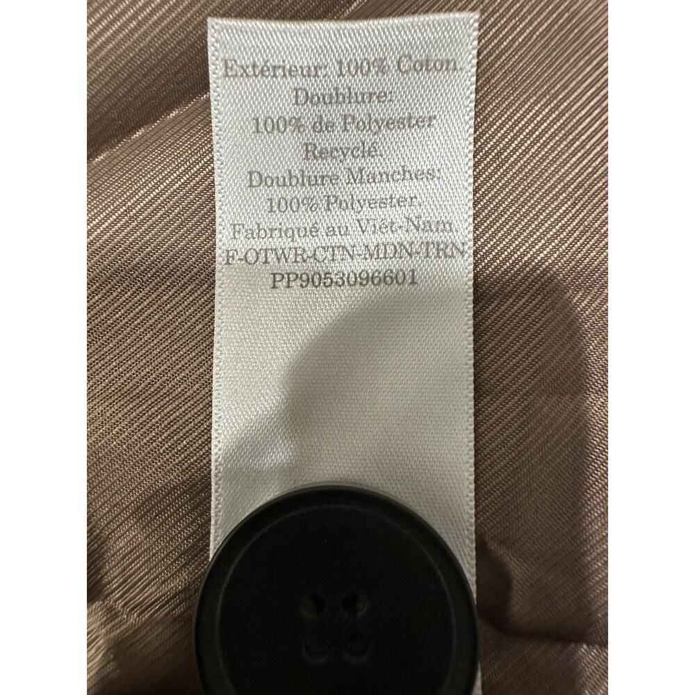 Everlane The Modern Trench Coat Khaki Missing Belt City Coastal Outerwear Small - Picture 7 of 10